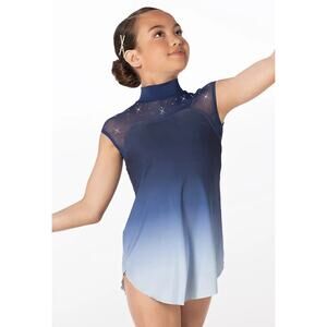 Dance Costume Weissman 13294 Small Adult Blue Lyrical